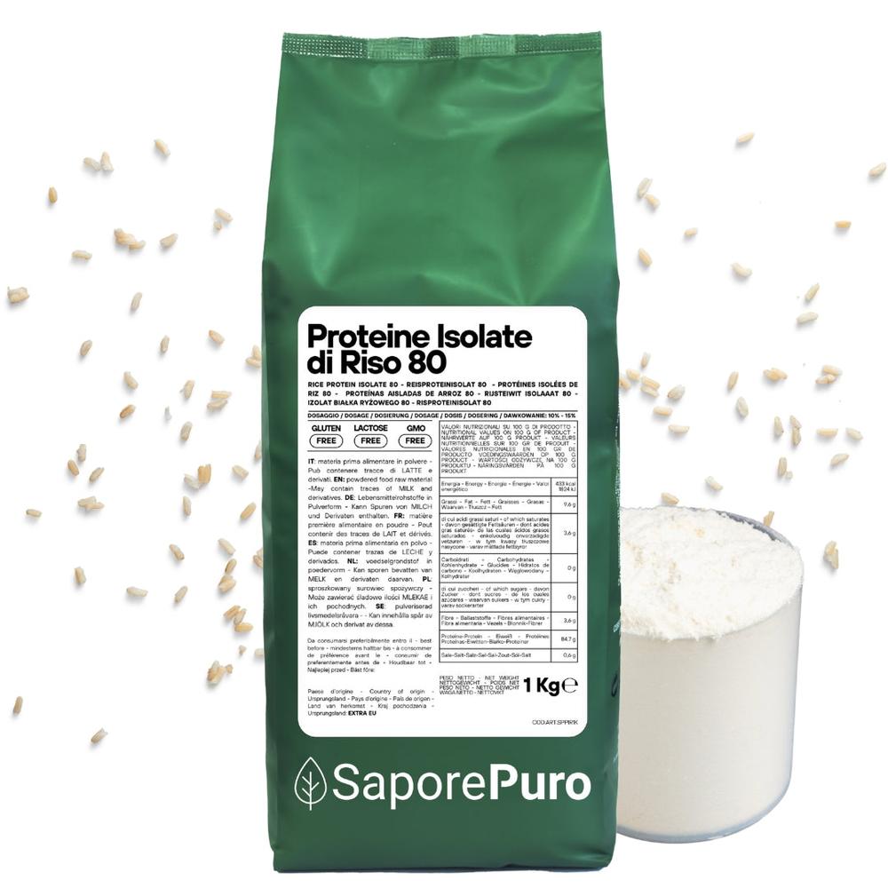 Proteine isolate di Riso 80 - SaporePuro